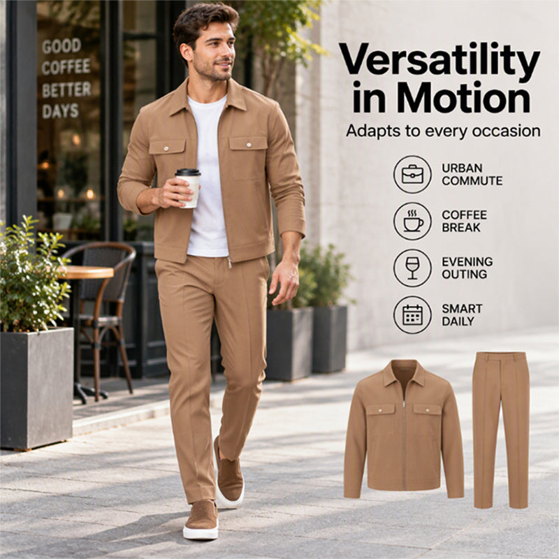 🎉The Lowest Price But The Best Quality!🔥Men's Casual Stylish Jacket and Pants Set