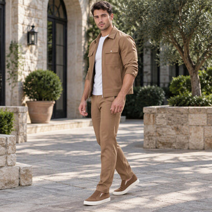 🎉The Lowest Price But The Best Quality!🔥Men's Casual Stylish Jacket and Pants Set