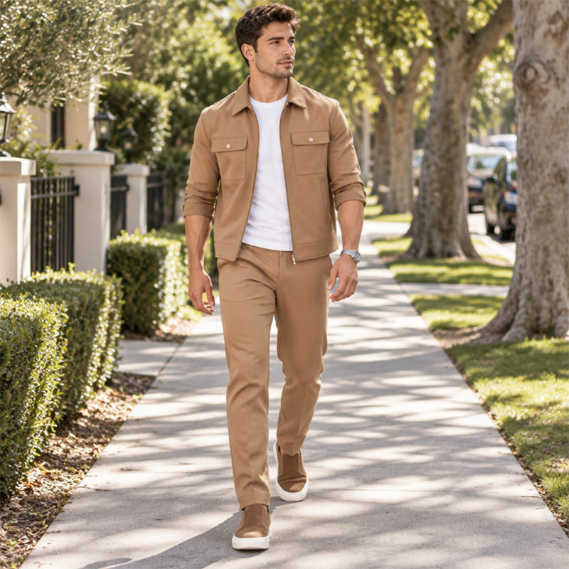 🎉The Lowest Price But The Best Quality!🔥Men's Casual Stylish Jacket and Pants Set