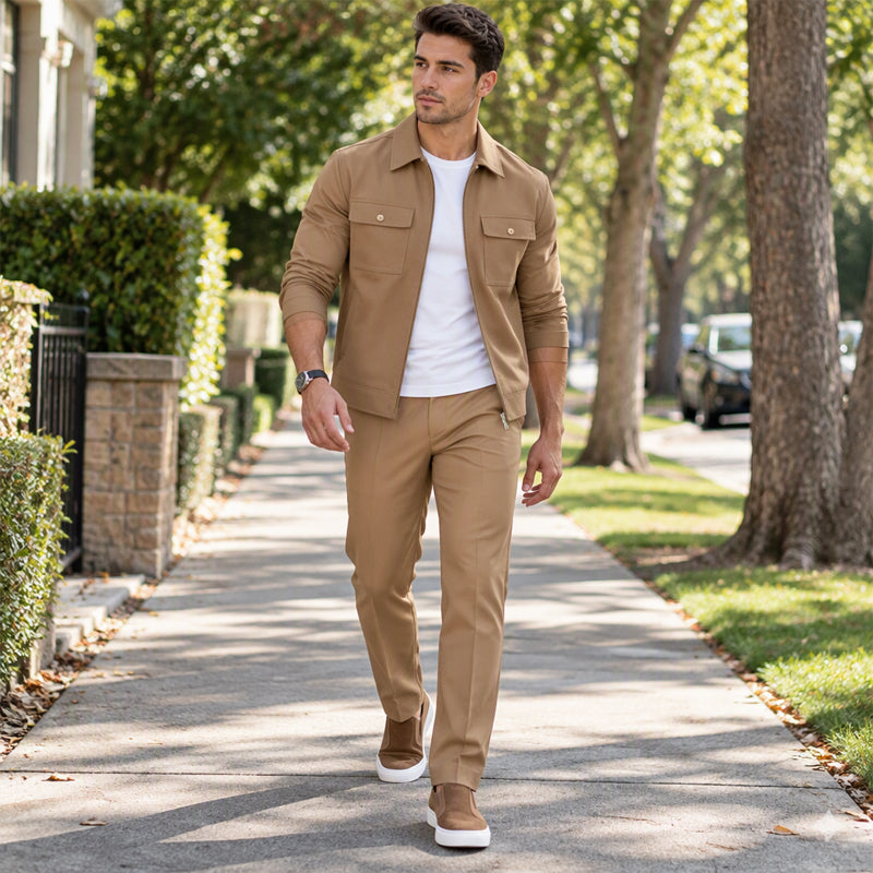 🎉The Lowest Price But The Best Quality!🔥Men's Casual Stylish Jacket and Pants Set