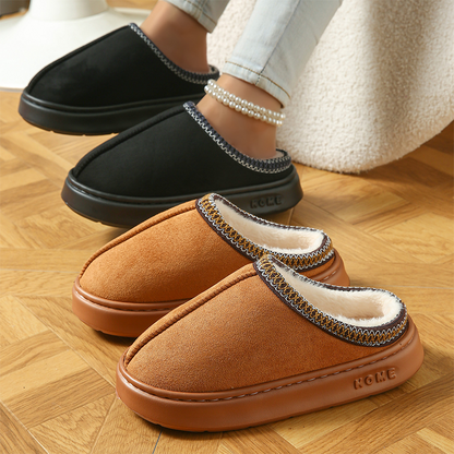 ⏰ Seasonal changeover sale: 50% off – quality at half the price! ✨Women’s Plush-Lined Thick Sole House Slippers