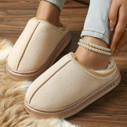 ⏰ Seasonal changeover sale: 50% off – quality at half the price! ✨Women’s Plush-Lined Thick Sole House Slippers
