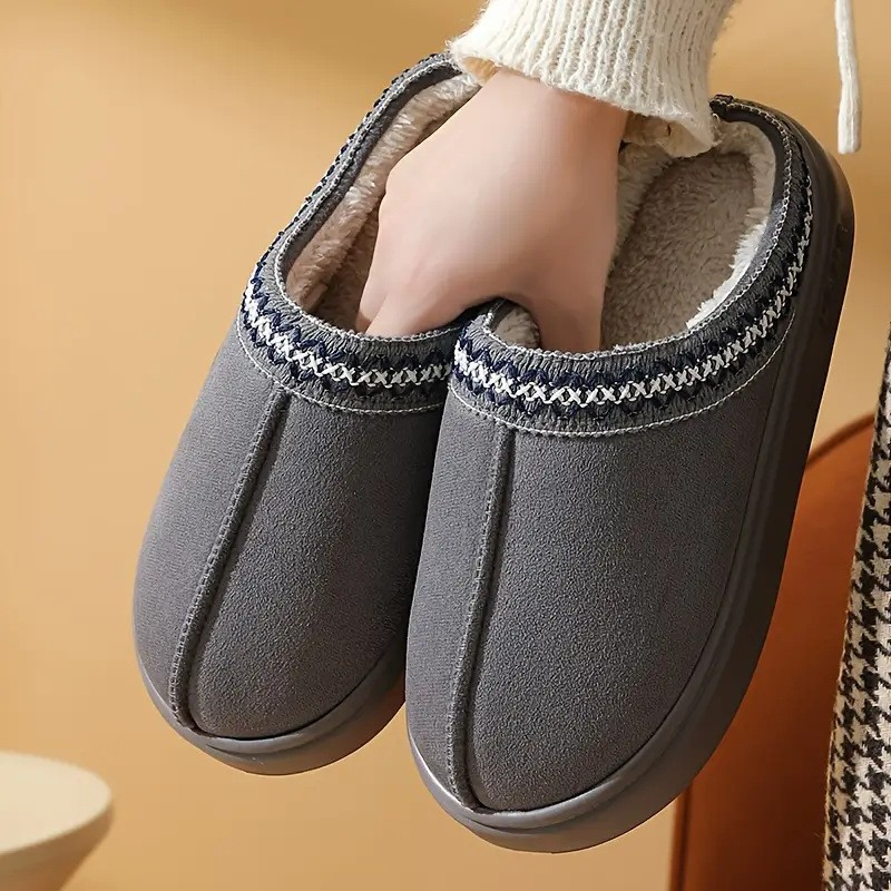 ⏰ Seasonal changeover sale: 50% off – quality at half the price! ✨Women’s Plush-Lined Thick Sole House Slippers