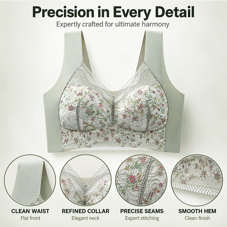 🎉The Lowest Price But The Best Quality!🔥Women's Seamless Floral Lace Support Bra