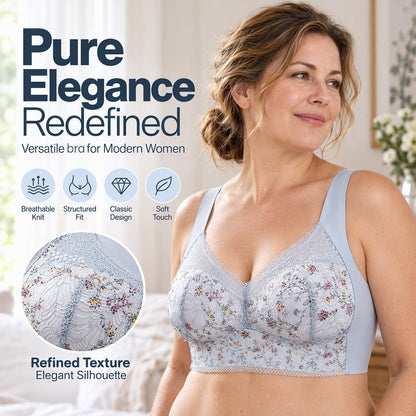 🎉The Lowest Price But The Best Quality!🔥Women's Seamless Floral Lace Support Bra