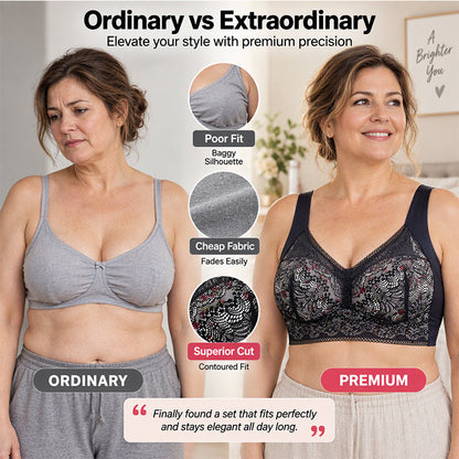 🎉The Lowest Price But The Best Quality!🔥Women's Seamless Floral Lace Support Bra