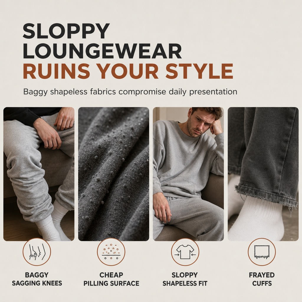 ⏰ Seasonal changeover sale: 50% off – quality at half the price! ✨Men's Casual Knitwear Set Autumn Winter Crew Neck Jacquard Knit Sweater Suit