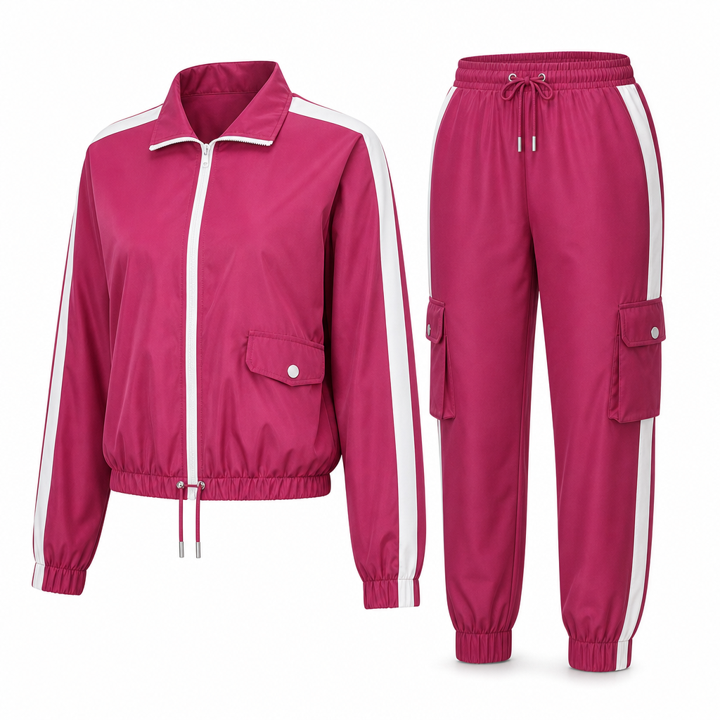 ⏰ Seasonal changeover sale: 50% off – quality at half the price! ✨Women Casual 2 Piece Outfit Zip Up Hooded Long Sleeve and Cargo Jogger Pants with Pockets