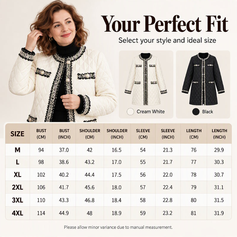 ⏰ Seasonal changeover sale: 50% off – quality at half the price! ✨Women's Quilted Mid-Length Padded Jacket