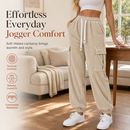 ⏰ Seasonal changeover sale: 50% off – quality at half the price! ✨Women's Casual Corduroy Jogger Pants