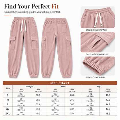 ⏰ Seasonal changeover sale: 50% off – quality at half the price! ✨Women's Casual Corduroy Jogger Pants