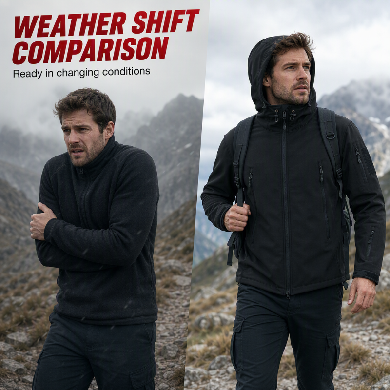 ⏰ Seasonal changeover sale: 50% off – quality at half the price! ✨Men's Outdoor Waterproof Warm Jacket