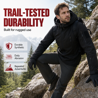 ⏰ Seasonal changeover sale: 50% off – quality at half the price! ✨Men's Outdoor Waterproof Warm Jacket