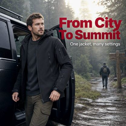 ⏰ Seasonal changeover sale: 50% off – quality at half the price! ✨Men's Outdoor Waterproof Warm Jacket