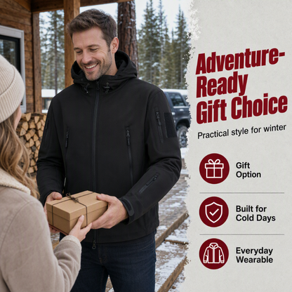 ⏰ Seasonal changeover sale: 50% off – quality at half the price! ✨Men's Outdoor Waterproof Warm Jacket