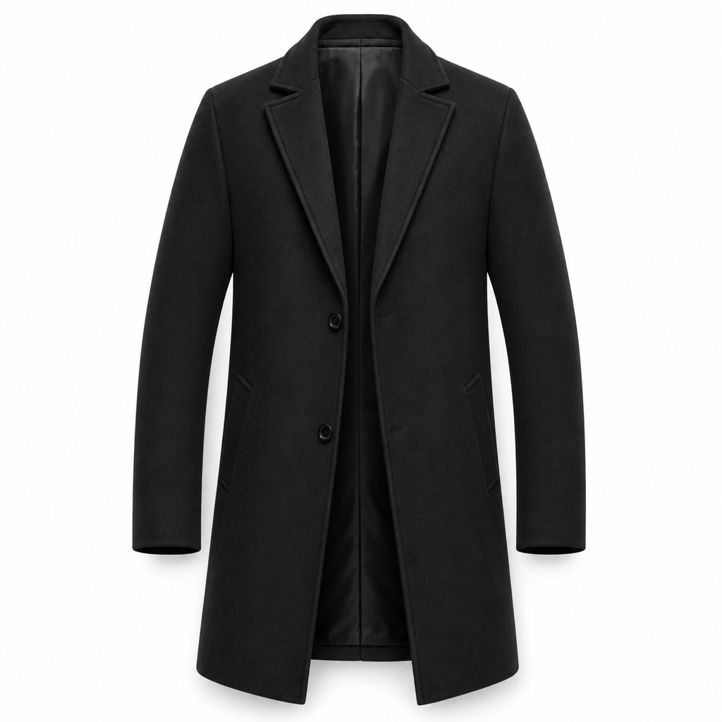 📢📢50% OFF!!! 🎉✨ Men's Classic Single Breasted Trench Coat – Premium Windbreaker, Business Casual Style & Timeless Design – Perfect for Work, Travel & Everyday Wear