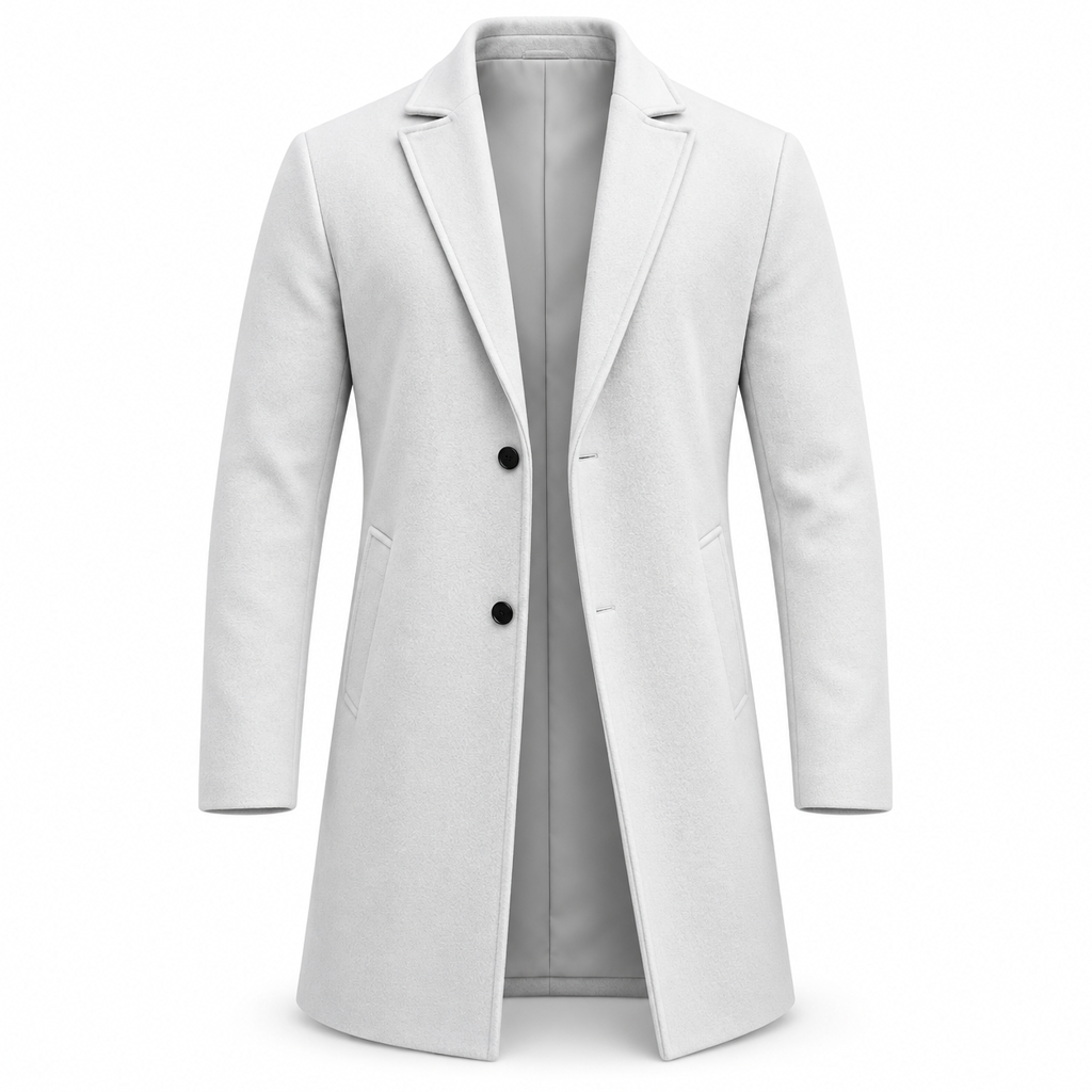 📢📢50% OFF!!! 🎉✨ Men's Classic Single Breasted Trench Coat – Premium Windbreaker, Business Casual Style & Timeless Design – Perfect for Work, Travel & Everyday Wear