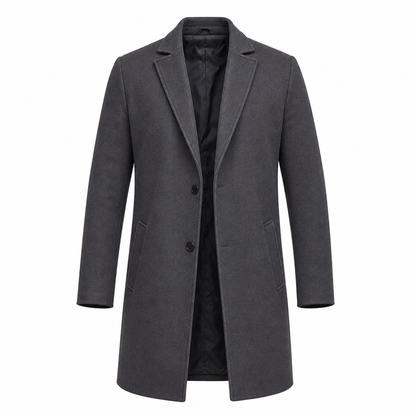 📢📢50% OFF!!! 🎉✨ Men's Classic Single Breasted Trench Coat – Premium Windbreaker, Business Casual Style & Timeless Design – Perfect for Work, Travel & Everyday Wear