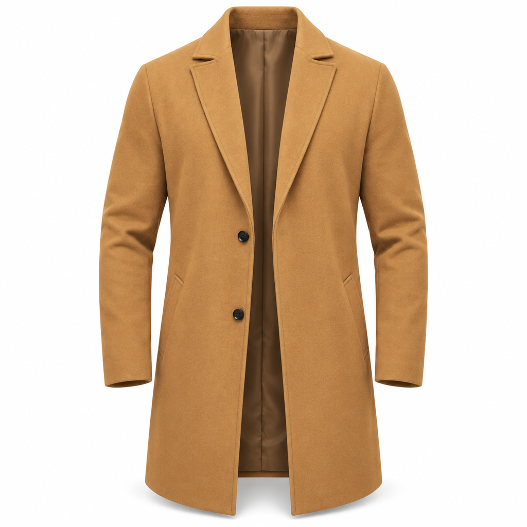 📢📢50% OFF!!! 🎉✨ Men's Classic Single Breasted Trench Coat – Premium Windbreaker, Business Casual Style & Timeless Design – Perfect for Work, Travel & Everyday Wear