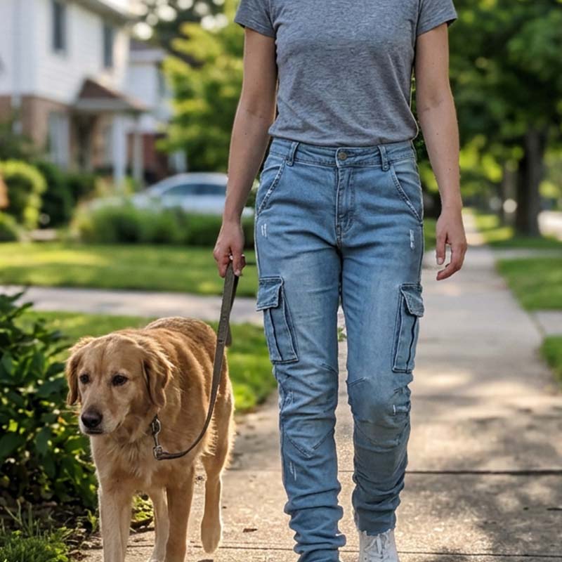 ⏰ Last Day of the Sale – 50% OFF ✨Slim Fit Denim Cargo Pants