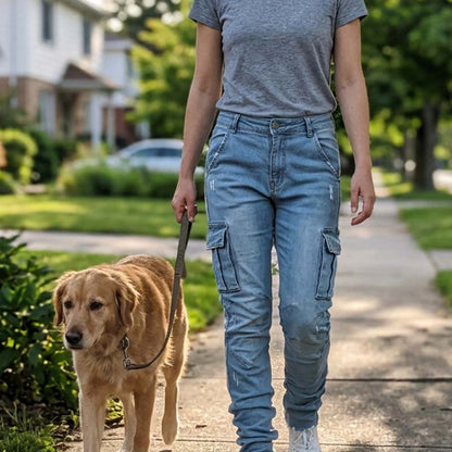 ⏰ Last Day of the Sale – 50% OFF ✨Slim Fit Denim Cargo Pants