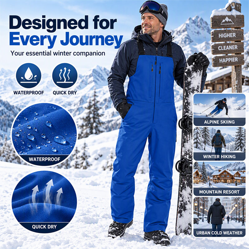🎉The Lowest Price But The Best Quality!🔥Unisex Waterproof Ski Bib Pants