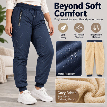 ⏰ Seasonal changeover sale: 50% off – quality at half the price! ✨Women's Sherpa-Lined Water-Resistant Pants