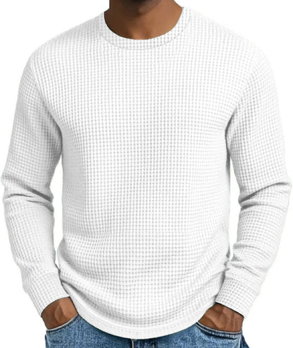 ⏰ Last Day of the Sale – 50% OFF ✨Men's Casual Slim Fit Crew Neck Long Sleeve Sweatshirt