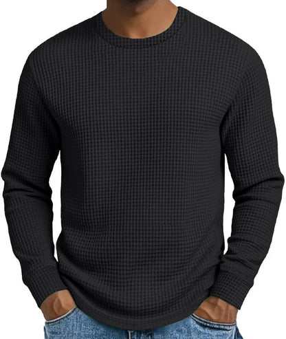 ⏰ Last Day of the Sale – 50% OFF ✨Men's Casual Slim Fit Crew Neck Long Sleeve Sweatshirt