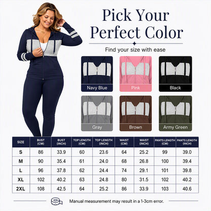 🎉The Lowest Price But The Best Quality!🔥Women's Hooded Sweatshirt & Pants 2-Piece Set