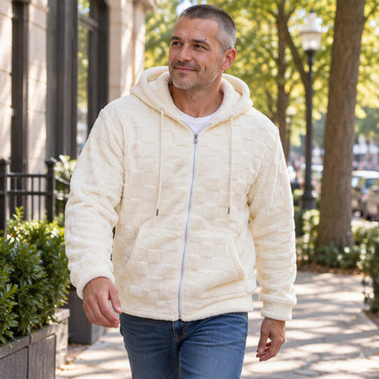 ⏰ Seasonal changeover sale: 50% off – quality at half the price! ✨Men's Casual Winter Warm Hooded Jacket