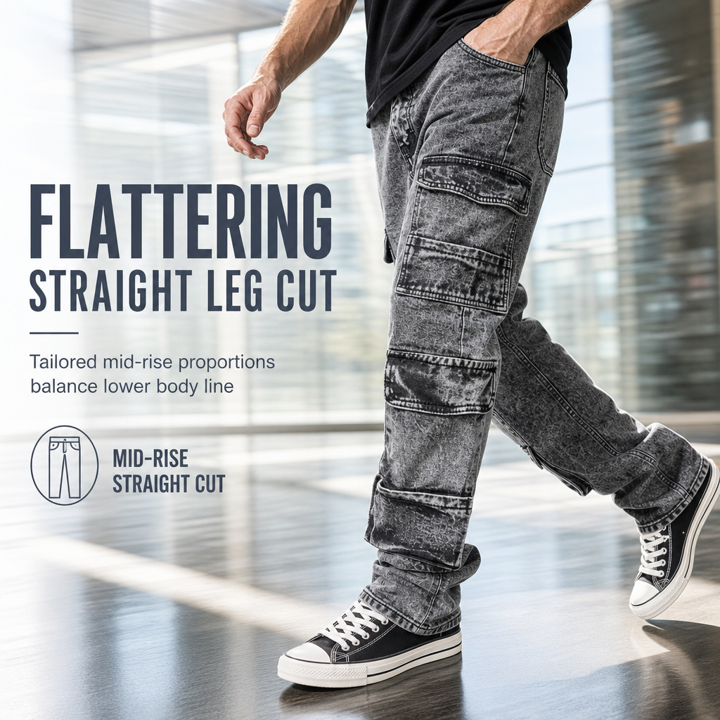 ✨Limited stock available, don’t miss out!🎉Retro Washed Wide Leg Cargo Jeans Y2K High Street Denim Pants with Pockets🥠𝙁𝙧𝙚𝙚 𝙎𝙝𝙞𝙥𝙥𝙞𝙣𝙜