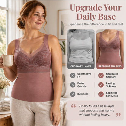 ⏰ Seasonal changeover sale: 50% off – quality at half the price! ✨Women's Slim Fit Thermal Camisole with Built-In Bra