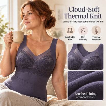 ⏰ Seasonal changeover sale: 50% off – quality at half the price! ✨Women's Slim Fit Thermal Camisole with Built-In Bra