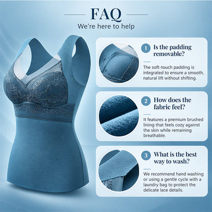⏰ Seasonal changeover sale: 50% off – quality at half the price! ✨Women's Slim Fit Thermal Camisole with Built-In Bra