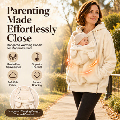 ✨Limited stock available, don’t miss out!🎉Cozy Warm Babywearing Hooded Jacket