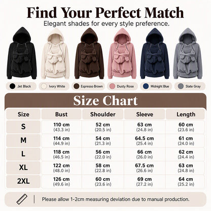 ✨Limited stock available, don’t miss out!🎉Cozy Warm Babywearing Hooded Jacket