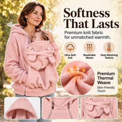 ✨Limited stock available, don’t miss out!🎉Cozy Warm Babywearing Hooded Jacket