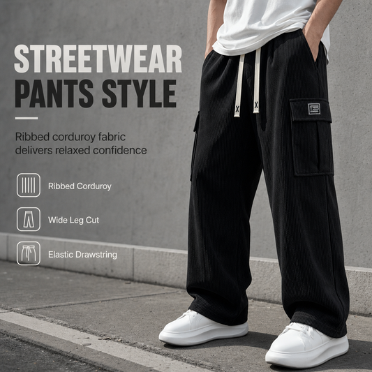 🎉The Lowest Price But The Best Quality!🔥Men's Relaxed Fit Corduroy Cargo Pants