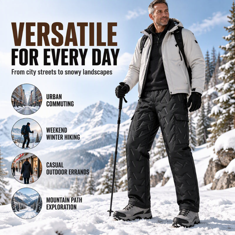 ⏰ Seasonal changeover sale: 50% off – quality at half the price! ✨Men's Winter Plush-Lined Cargo Pants