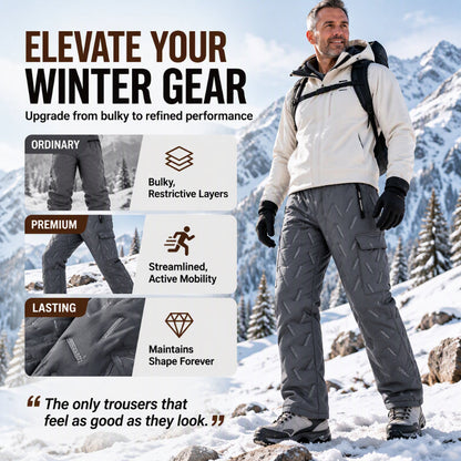 ⏰ Seasonal changeover sale: 50% off – quality at half the price! ✨Men's Winter Plush-Lined Cargo Pants