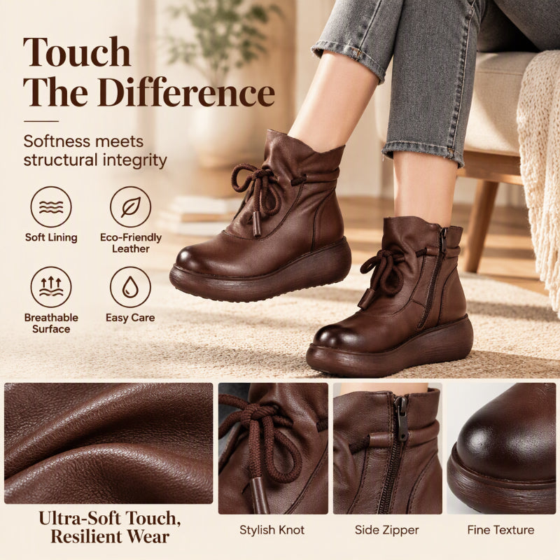 ⏰ Seasonal changeover sale: 50% off – quality at half the price! ✨Women's Retro Thermal-Lined Ankle Boots