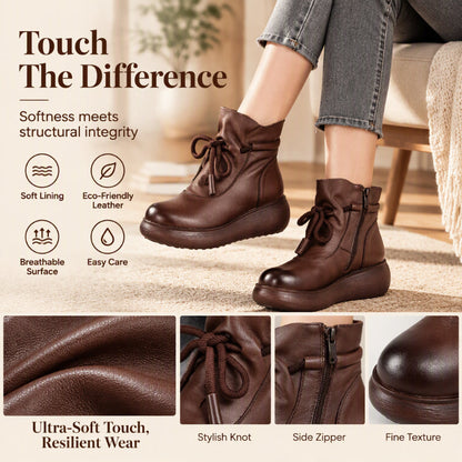 ⏰ Seasonal changeover sale: 50% off – quality at half the price! ✨Women's Retro Thermal-Lined Ankle Boots
