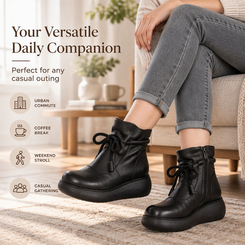 ⏰ Seasonal changeover sale: 50% off – quality at half the price! ✨Women's Retro Thermal-Lined Ankle Boots
