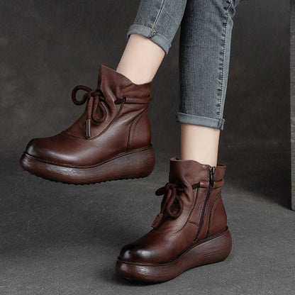 ⏰ Seasonal changeover sale: 50% off – quality at half the price! ✨Women's Retro Thermal-Lined Ankle Boots