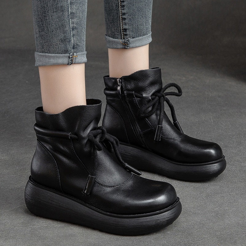 ⏰ Seasonal changeover sale: 50% off – quality at half the price! ✨Women's Retro Thermal-Lined Ankle Boots