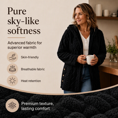 ⏳Limited-time offer: 50% off⏰Diamond-patterned women's warm hooded outerwear🎁