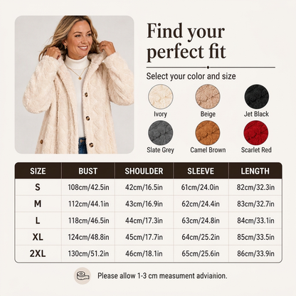 ⏳Limited-time offer: 50% off⏰Diamond-patterned women's warm hooded outerwear🎁