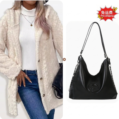 ⏳Limited-time offer: 50% off⏰Diamond-patterned women's warm hooded outerwear🎁