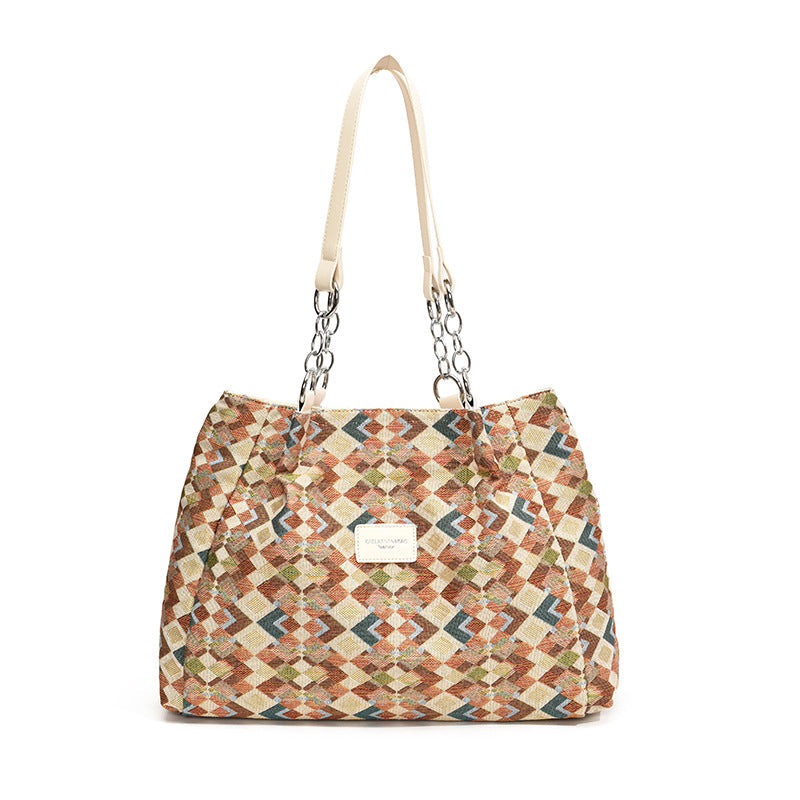 ✨Limited stock available, don’t miss out!🎉Retro Leopard Print Tote Bag for Women